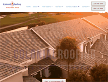 Tablet Screenshot of colonialroofing.com